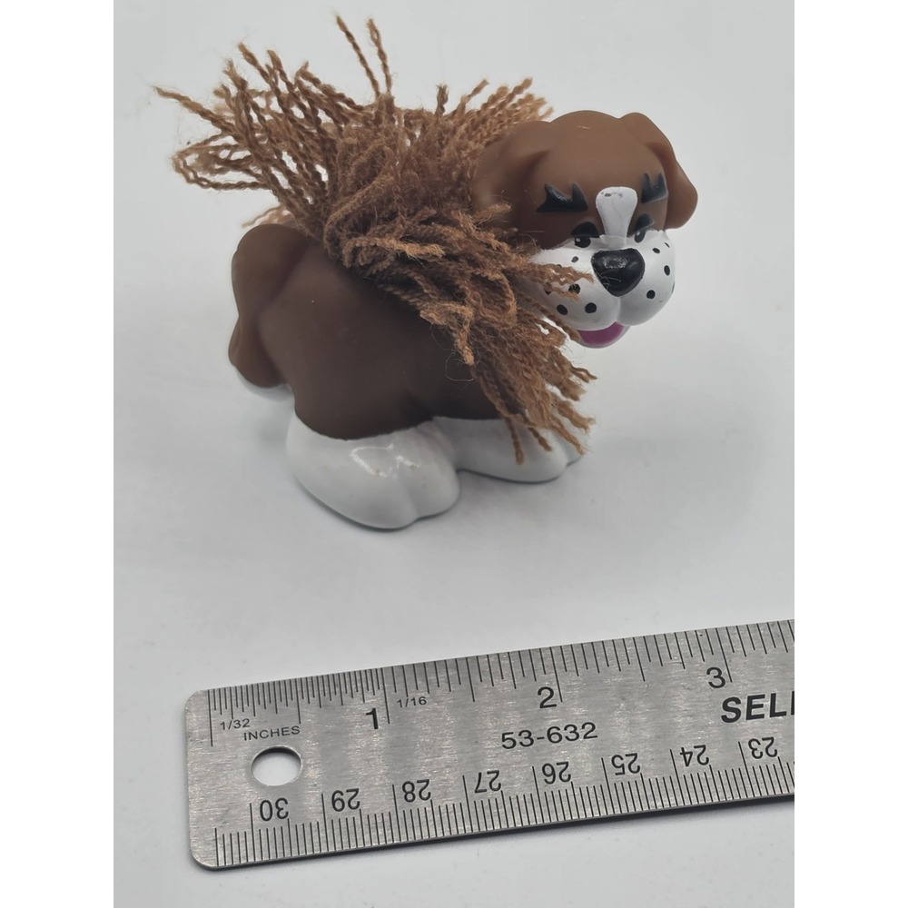 Fisher Price Little People Touch & Feel St. Bernard Puppy Dog Rare! Super Cute! - Picture 6 of 6